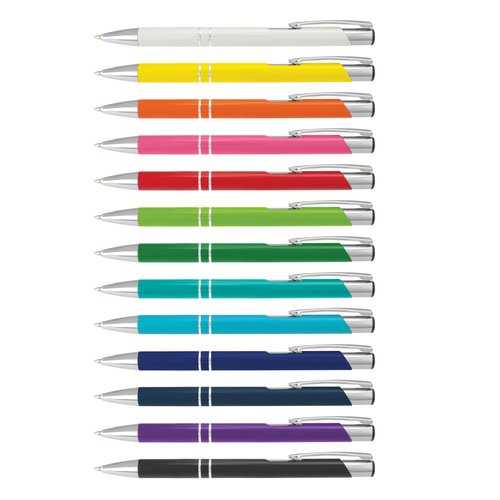 Recycled Aluminium Ballpoint Pen Gloss Lacquer - view 2 Singapore Recycled Aluminium Ballpoint Pen Gloss Lacquer - view 2 Singapore