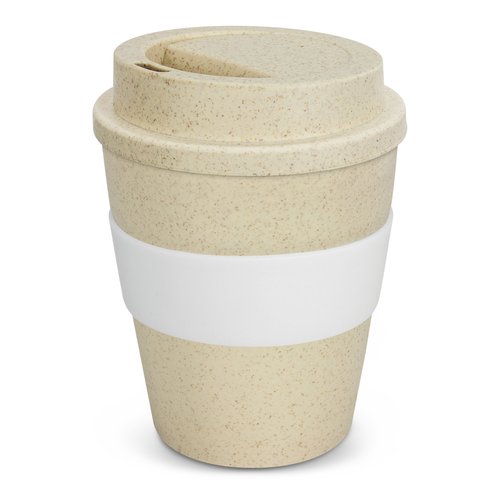 Natural Rice Husk Reusable Coffee Cup 350ml - view 4 Singapore Natural Rice Husk Reusable Coffee Cup 350ml - view 4 Singapore