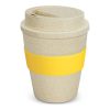 Natural Rice Husk Reusable Coffee Cup 350ml - view 5 Singapore Natural Rice Husk Reusable Coffee Cup 350ml - view 5 Singapore