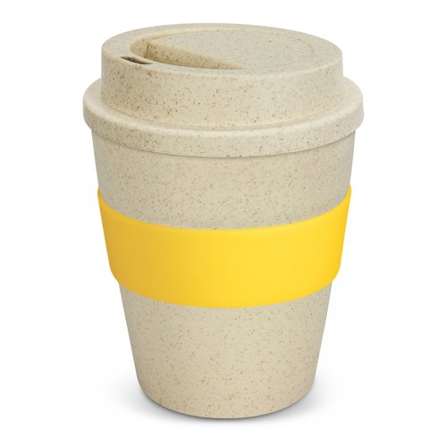 Natural Rice Husk Reusable Coffee Cup 350ml - view 5 Singapore Natural Rice Husk Reusable Coffee Cup 350ml - view 5 Singapore