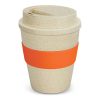 Natural Rice Husk Reusable Coffee Cup 350ml - view 6 Singapore Natural Rice Husk Reusable Coffee Cup 350ml - view 6 Singapore