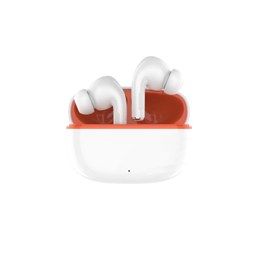 Tws Bluetooth 5 3 In Ear Earphones Orange White Singapore TWS Bluetooth 5.3 in-ear earphones orange white contrast colour Singapore