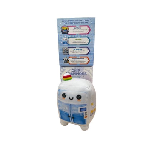 Custom Blind Box Soft Toy Mascot Figure Singapore Single custom blind box soft toy mascot figure with stacked printed collector boxes, Singapore