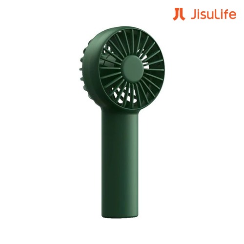 Custom JisuLife LIFE FA20 4000mAh Pocket Handheld Fan in Green with Logo Print Custom JisuLife LIFE FA20 4000mAh Pocket Handheld Fan in Green with Logo Print
