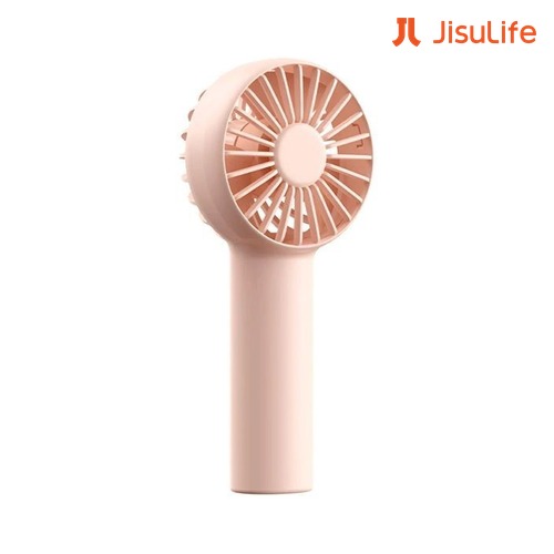 Custom JisuLife LIFE FA20 4000mAh Pocket Handheld Fan in Pink with Logo Print Custom JisuLife LIFE FA20 4000mAh Pocket Handheld Fan in Pink with Logo Print