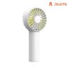 Custom JisuLife LIFE FA20 4000mAh Pocket Handheld Fan in White with Logo Print Custom JisuLife LIFE FA20 4000mAh Pocket Handheld Fan in White with Logo Print