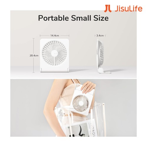 Custom JisuLife Life 1 FA28 USB Table Fan Compact Size with Logo Print Custom JisuLife Life 1 FA28 USB Table Fan Compact Size with Logo Print