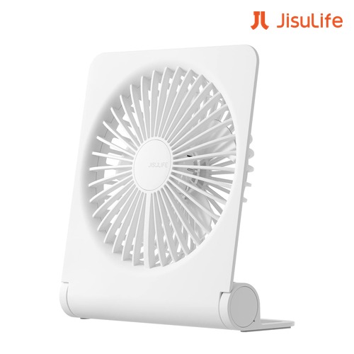 Custom JisuLife Life 1 FA28 Folding USB Table Fan in White with Logo Print Custom JisuLife Life 1 FA28 Folding USB Table Fan in White with Logo Print