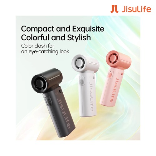 Custom JisuLife LIFE9-50 Turbo Handheld Fan Colour Options with Logo Print