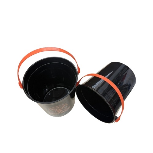 Custom Mini Plastic Ice Bucket with Carry Handle interior and base view, corporate gift by Aquaholic Gifts Singapore