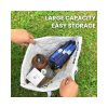 Custom 2-in-1 Picnic Mat Tote Bag Large Capacity Custom 2-in-1 picnic mat tote bag packed with a flask, bottle and jacket showing large capacity storage