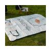 Custom 2-in-1 Picnic Mat Tote Bag Unfolded Mat Custom 2-in-1 picnic mat tote bag unfolded on grass as a 100 x 150 cm padded picnic mat