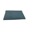Custom PU Leather Pouch for Access Card and Keys Singapore Custom PU leather pouch for access card and keys in grey with debossed logo, flat view, Singapore