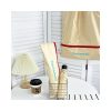 Custom Umbrella Tote Bag in Beige with Zip Sleeve and Folding Umbrella in Singapore Beige custom umbrella tote bag showing the zip sleeve unfolded into a tote bag beside the folding umbrella, Singapore