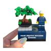 Custom Brick Model with Minifigure on Printed Base 7 Custom brick model with minifigure on base – view 3