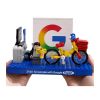 Custom Brick Model with Minifigure on Printed Base 5 Custom brick model with minifigure on base