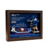 Custom Brick Model with Minifigure on Printed Base 6 Custom brick model with minifigure on base – view 2