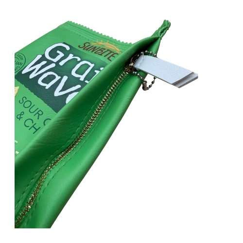 Full-colour printed PU leather zip pouch – view 2