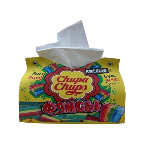 Full-colour printed tissue box cover