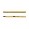 Custom Inkless Pen, Bamboo Barrel with 5,000m Metal Tip 4 Print mock-up showing a logo pad printed along the bamboo barrel of an inkless pen, Singapore