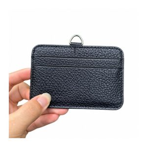 Landscape PU leather ID card holder