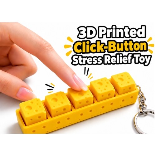 Custom keycap keychains with clicky key – view 3