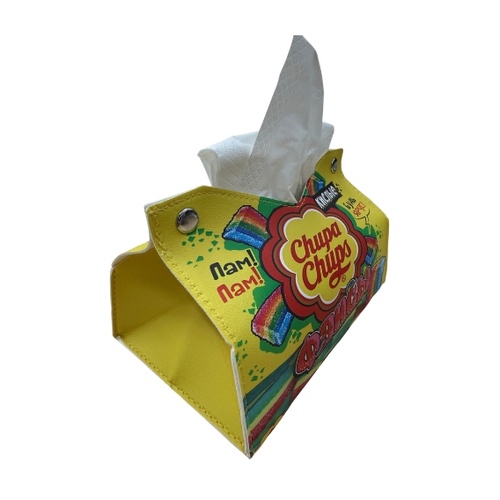 Full-colour printed tissue box cover – view 2