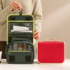 Hanging toiletry bag with clear pockets – view 4