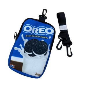 All-over printed sublimation pouch with detachable strap