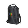 Print mock-up showing a sample logo screen printed on the face of a 20L dry bag, Singapore
