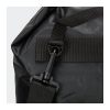 Close view of the moulded clip and webbing anchor on a 20L dry bag strap, Singapore