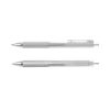 Retractable Gel Pen, 0.7mm Nib with Soft Rubber Grip 9 Pair of frosted clear gel pens showing the soft rubber grip and 0.7mm medium nib, Singapore