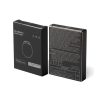 Black retail gift box supplied with the bluetooth item tracker, shown front and back, Singapore