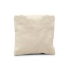 The small cotton pouch the mesh tote folds into, shown closed and ready for a handbag or glovebox, Singapore