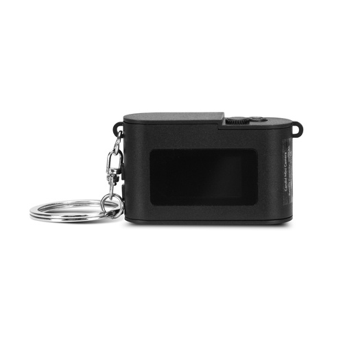 Custom Printed Mini Camera with Keyring, 12MP Retro 3 Rear view of a mini keyring camera showing its small colour display, Singapore