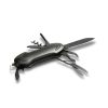 All seven stainless steel tools fanned out from the aluminium handles of the pocket knife, Singapore