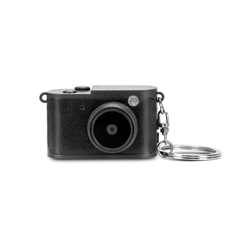 Custom Printed Mini Camera with Keyring, 12MP Retro 2 Black retro styled 12MP mini camera with a split ring keyring attachment, Singapore