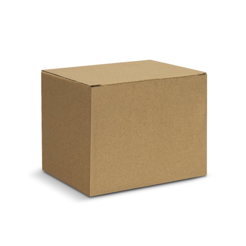 Plain kraft gift box included with each stackable ceramic mug, Singapore