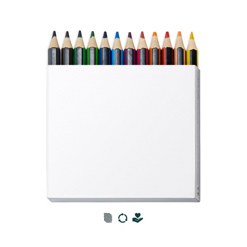 Custom Printed Box STAEDTLER Compact Colouring Pencil Set of 12 2 STAEDTLER compact colouring pencil set of twelve in a plain white printable box, Singapore