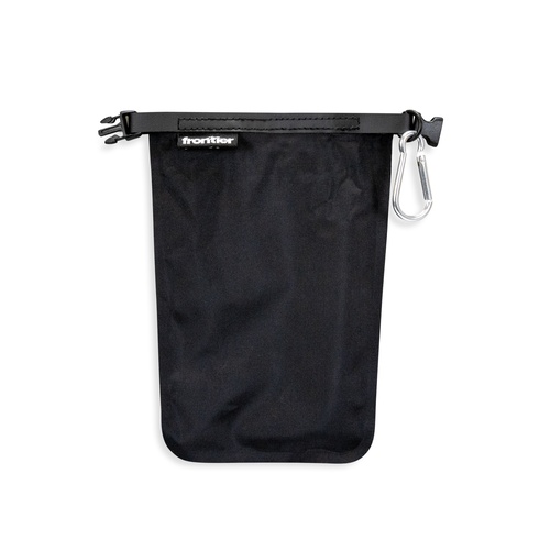 Custom Travel Towel, Rapid Dry Microfibre with Roll-Top Dry Bag 4 Black roll top dry bag pouch with carabiner supplied with the travel towel, Singapore